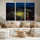 Michigan Stadium Night Game Wall Art – Sports Arena Aerial by MyGreatCanvas | Canvas Wall Art Prints | Photo Prints & Wall Decor