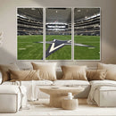 Dallas Cowboys Football Team Print - Arlington AT&T Stadium by MyGreatCanvas | Canvas Wall Art Prints | Photo Prints & Wall Decor
