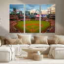 Busch Stadium Wall Art Print | St. Louis Cardinals Baseball by MyGreatCanvas | Canvas Wall Art Prints | Photo Prints & Wall Decor
