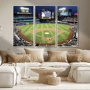Citi Field Wall Art Print | 3-Panel New York Mets Baseball