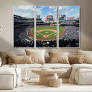 New York Mets Baseball Team Print - Citi Field Stadium Wall