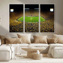 Stadium in Michigan Wall Art Canvas Print, Framed American