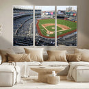 New York Yankees Baseball Team Print - Yankee Stadium Wall