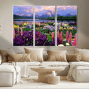 Wildflower Canvas Print – Blooming Floral Meadows with