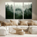 Misty Forest Wall Art – Tranquil Green Woodland Canvas by MyGreatCanvas | Canvas Wall Art Prints | Photo Prints & Wall Decor