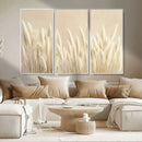 Grass Wall Art Print - Elegant Neutral Decor for Living