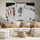 Poker Wall Art - Playing Cards Canvas Wall Art Print - Ace by MyGreatCanvas | Canvas Wall Art Prints | Photo Prints & Wall Decor