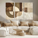 Wabi Sabi Geometric Wall Art | Abstract Modern Minimalist