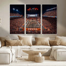 Texas Stadium Night Game Wall Art Canvas Print – Vibrant