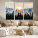 Abstract Forest Wall Art - Serene Nature Canvas Print with by MyGreatCanvas | Canvas Wall Art Prints | Photo Prints & Wall Decor