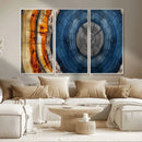 Abstract Tree Rings Wall Art Canvas Print – Modern Wood by MyGreatCanvas | Canvas Wall Art Prints | Photo Prints & Wall Decor