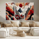 Abstract Mountain Wall Art Canvas Print – Vibrant Stylized by MyGreatCanvas | Canvas Wall Art Prints | Photo Prints & Wall Decor