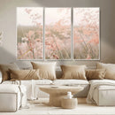 Pastel Grasses Wall Art Canvas Print – Framed Soft Meadow