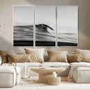 Black Wave Wall Art Canvas Print – Framed Abstract Surf by MyGreatCanvas | Canvas Wall Art Prints | Photo Prints & Wall Decor