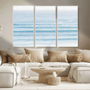 Ocean Wave Surfer Wall Art – Framed Minimal Seascape Canvas by MyGreatCanvas | Canvas Wall Art Prints | Photo Prints & Wall Decor
