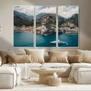 Amalfi Coast Wall Art – Framed Italian Seaside Canvas by MyGreatCanvas | Canvas Wall Art Prints | Photo Prints & Wall Decor