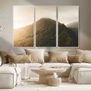 Mountain Wall Art – Framed Sunset Landscape Canvas Artwork, by MyGreatCanvas | Canvas Wall Art Prints | Photo Prints & Wall Decor
