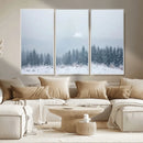 Winter Forest Wall Art Canvas Print – Framed Snowy Landscape by MyGreatCanvas | Canvas Wall Art Prints | Photo Prints & Wall Decor