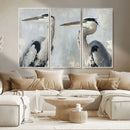 Bird Canvas Decor Wall Art Canvas Print – Framed Coastal