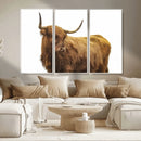 Highland Cow Wall Art Canvas Print – Framed Farmhouse Rustic by MyGreatCanvas | Canvas Wall Art Prints | Photo Prints & Wall Decor
