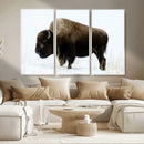 Bison Wall Art Canvas Print – Framed Western Wildlife by MyGreatCanvas | Canvas Wall Art Prints | Photo Prints & Wall Decor