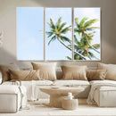 Palm Trees Wall Art Canvas Print – Framed Tropical Coastal