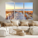Ocean Sunset Wall Art Canvas Print – Nautical Beach