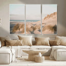 Beach Landscape Wall Art Canvas Print – Framed Sand Dune