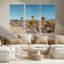 Joshua Tree Wall Art Canvas Print – Framed Desert Landscape