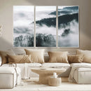 Foggy Forest Landscape Wall Art Canvas Print – Misty by MyGreatCanvas | Canvas Wall Art Prints | Photo Prints & Wall Decor