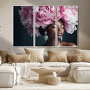 Black Beauty Petal Crown Wall Art Canvas Print – Floral by MyGreatCanvas | Canvas Wall Art Prints | Photo Prints & Wall Decor