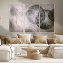 Abstract Grey Gold Wall Art – Modern Geometric Canvas by MyGreatCanvas | Canvas Wall Art Prints | Photo Prints & Wall Decor