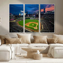 Target Field Wall Art Canvas Print – Baseball Stadium Scene, by MyGreatCanvas | Canvas Wall Art Prints | Photo Prints & Wall Decor