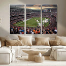 Chicago Bears Soldiers Field Wall Art Canvas Print – Framed by MyGreatCanvas | Canvas Wall Art Prints | Photo Prints & Wall Decor
