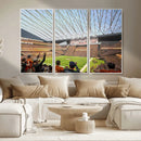 Cleveland Browns Stadium Wall Art Canvas Print – Framed NFL