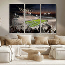 Epic Night Football Stadium Wall Art Canvas Print, Fireworks by MyGreatCanvas | Canvas Wall Art Prints | Photo Prints & Wall Decor