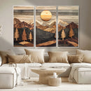 Wood Mountain Wall Art Canvas Print – Layered Forest and by MyGreatCanvas | Canvas Wall Art Prints | Photo Prints & Wall Decor