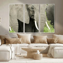 Wild Elephant Wall Art Canvas Print by MyGreatCanvas | Canvas Wall Art Prints | Photo Prints & Wall Decor