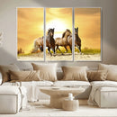 Wild Horses Wall Art Canvas Print – Framed Galloping Herd by MyGreatCanvas | Canvas Wall Art Prints | Photo Prints & Wall Decor
