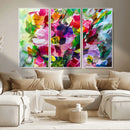 Oil Flower Abstract Canvas Print by MyGreatCanvas | Canvas Wall Art Prints | Photo Prints & Wall Decor