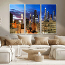 Los Angeles Night Wall Art Canvas Print