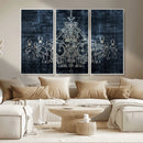 Dark Chandelier Wall Art Canvas Print by MyGreatCanvas | Canvas Wall Art Prints | Photo Prints & Wall Decor