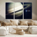 Framed Saturn Wall Art Canvas Print
