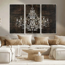 Rustic Chandelier Canvas Print by MyGreatCanvas | Canvas Wall Art Prints | Photo Prints & Wall Decor