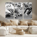 American Football Player Wall Art Canvas Print by MyGreatCanvas | Canvas Wall Art Prints | Photo Prints & Wall Decor