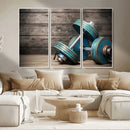 Dambell and Sport Wall Art Canvas Print by MyGreatCanvas | Canvas Wall Art Prints | Photo Prints & Wall Decor