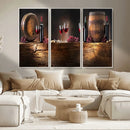 Wine and Barrels Wall Art Canvas Print by MyGreatCanvas | Canvas Wall Art Prints | Photo Prints & Wall Decor