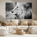 Lion Wall Art Canvas Print – Framed Majestic Wildlife by MyGreatCanvas | Canvas Wall Art Prints | Photo Prints & Wall Decor