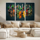 Colorful Spices Canvas Wall Art – Vibrant Kitchen Decor by MyGreatCanvas | Canvas Wall Art Prints | Photo Prints & Wall Decor