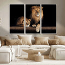 Lion Canvas Wall Art – Majestic Animal Print Artwork for by MyGreatCanvas | Canvas Wall Art Prints | Photo Prints & Wall Decor